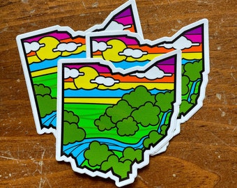 Ohio State Lines Sticker