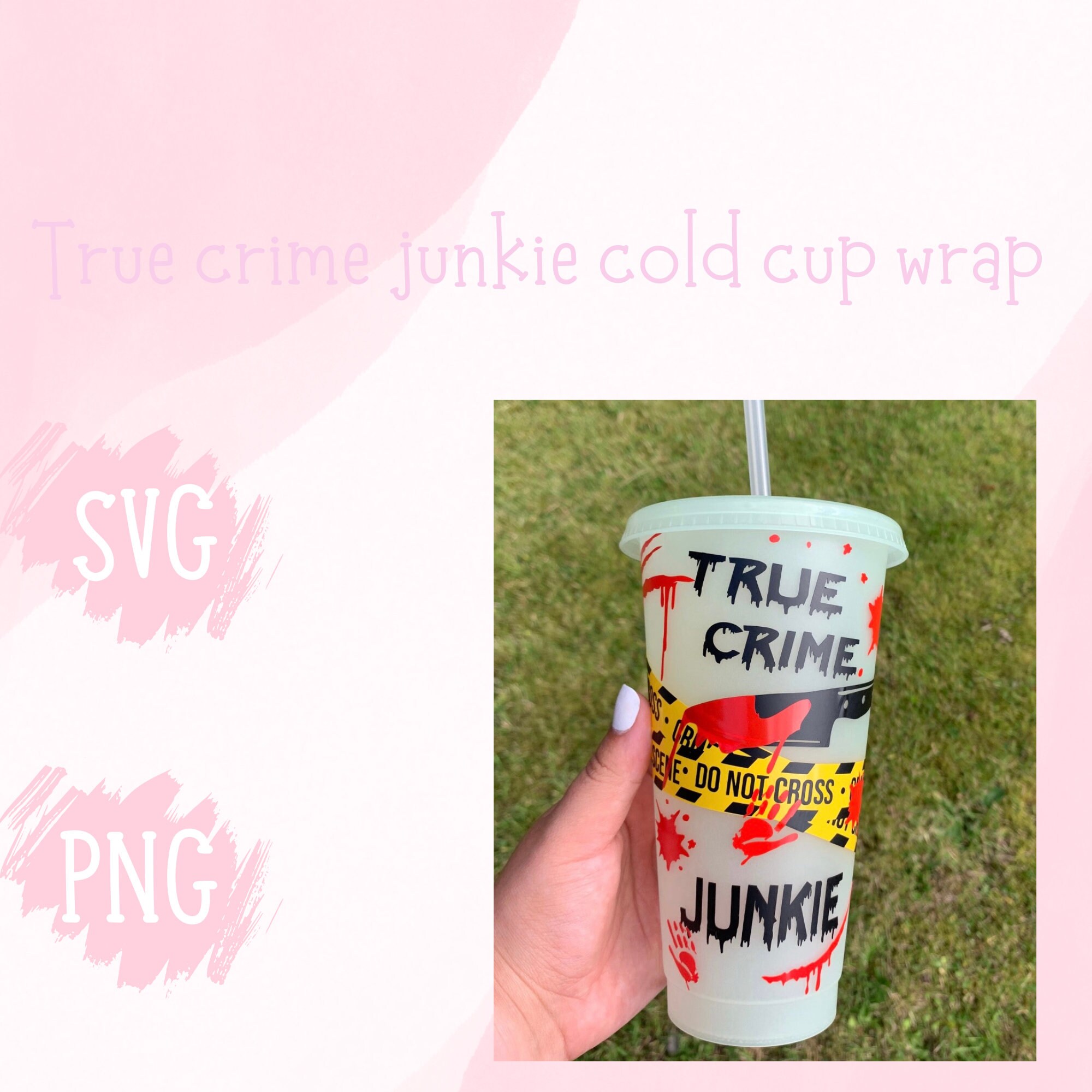 Christmas SVG Cold Cup Wrap, Full Cup Wrap SVG no Hole, 24 OZ Cold Cup Wrap.  - So Fontsy