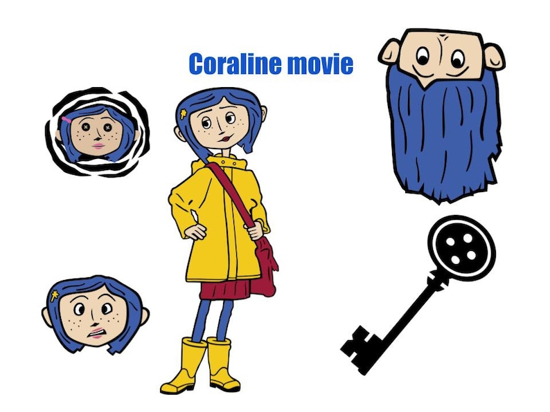 Coraline SVG Coraline Button Eyes SVG Layered Svg Png Etsy Ireland