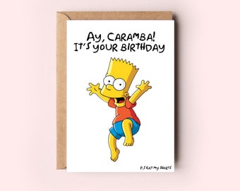 Bart sad | Greeting Card