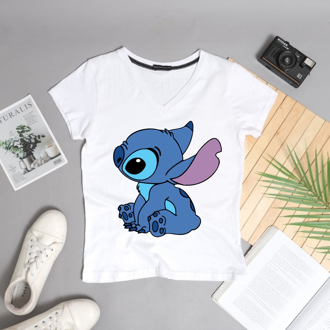 Kawaii Lilo and Stitch t-shirt, cute, and lovely | Greeting Card