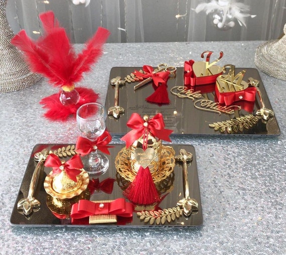 Personalized Wedding Ring Gift Set Wedding Ceremony Ring Etsy