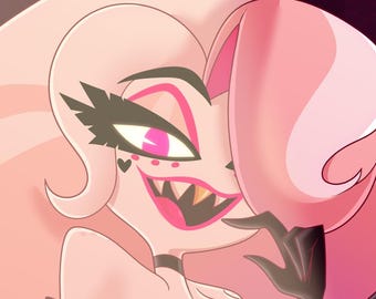 Impresión de 11 x 17 de Angel Dust "Losin Streak" / Póster de Hazbin Hotel