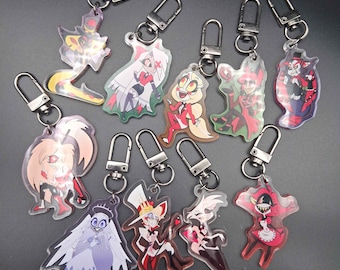 Llaveros de Hazbin Hotel Héroes