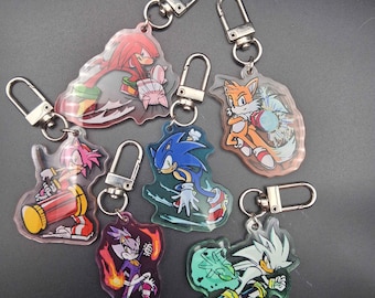Llaveros de Sonic (Protagonistas)