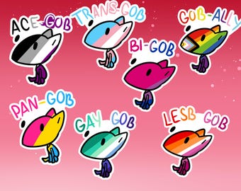 Pegatinas de duendes del orgullo