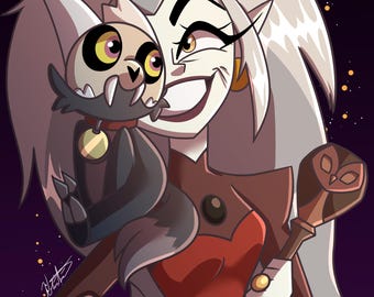 Lámina de Eda y King de 11x17 pulgadas / Póster de The Owl House