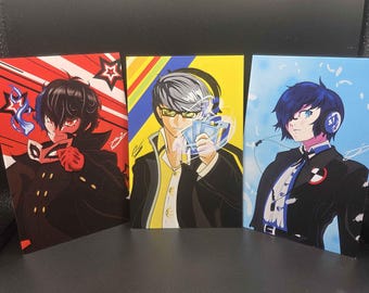 Tarjetas fotográficas de Persona: Set de impresiones brillantes de 4 x 6 pulgadas