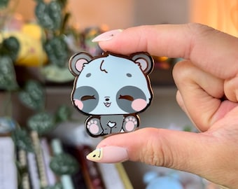 Pandie el oso panda / Pin de esmalte / Pin de oso / Pin de oso lindo / Oso panda
