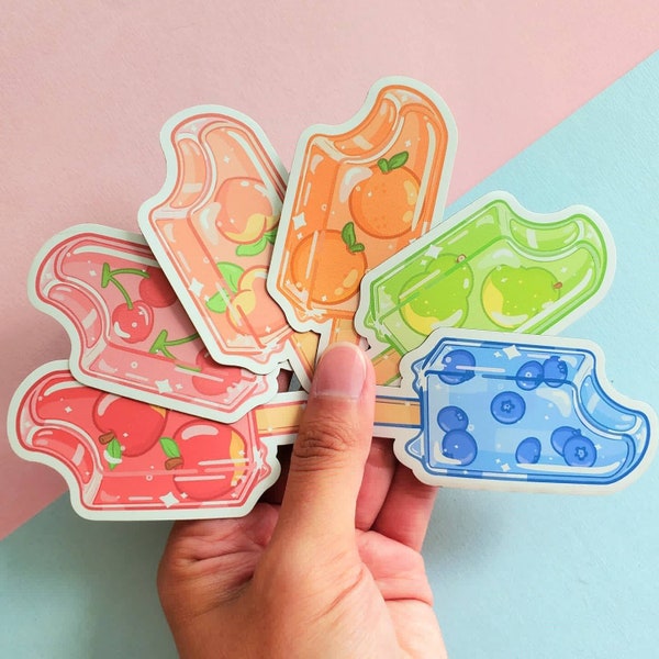 Cute Popsicle Magnets | Magnets | Kawaii Magnets | Kitchen Decor | Office Decor | Cute Gifts | Gift Ideas | Gifts for Her