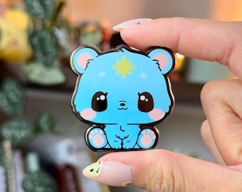 Solei el Oso del Sol / Pin de esmalte / Pin de oso / Pin de oso lindo