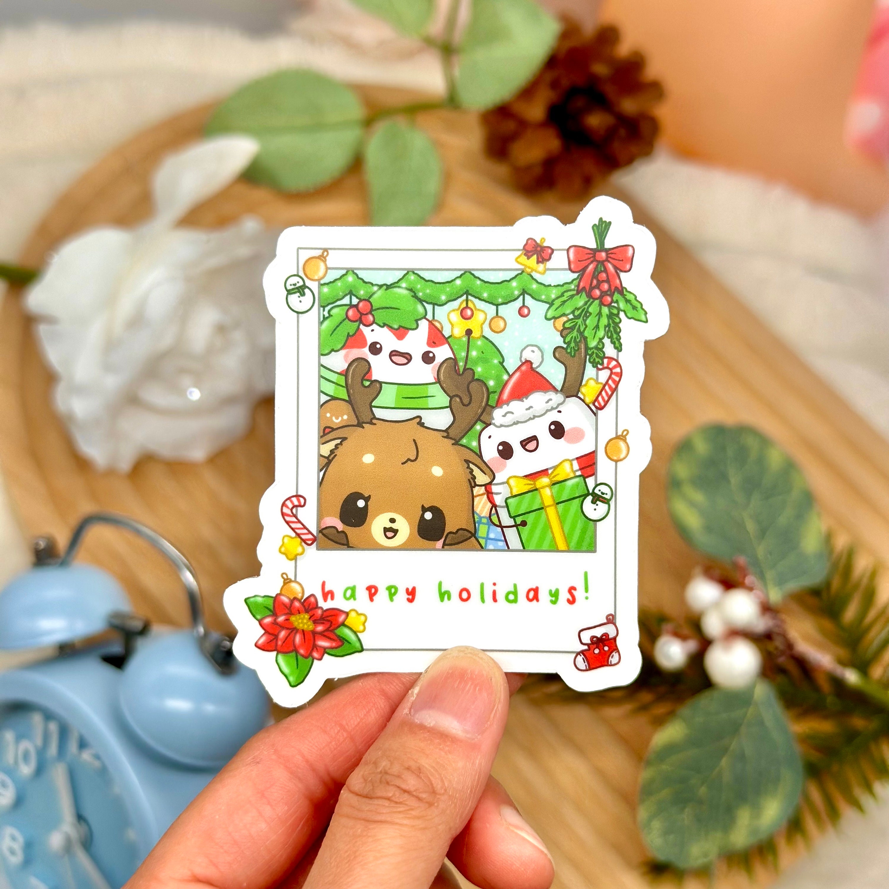 Sticker Gift Ideas Christmas Polaroid Stickers | Cute Sticker | Aesthetic Sticker ...