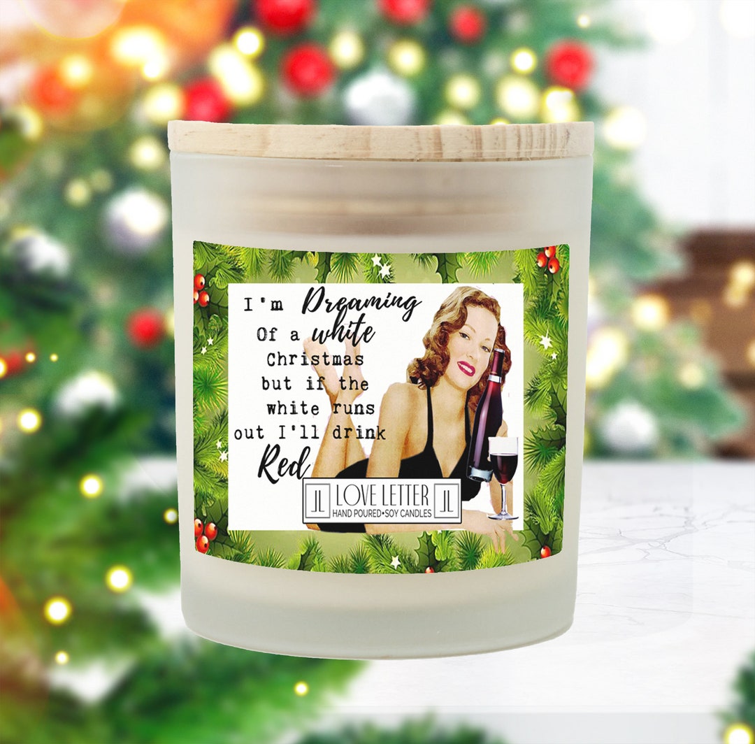 Funny Christmas Candleretro Housewifecandleretro Candlevintagesoy