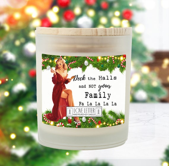 Funny Christmas Candle-retro Housewife-funny Gift Candle-retro Candle-vintage-soy  Wax Candle-funny Decor-christmas Candle-christmas Decor 