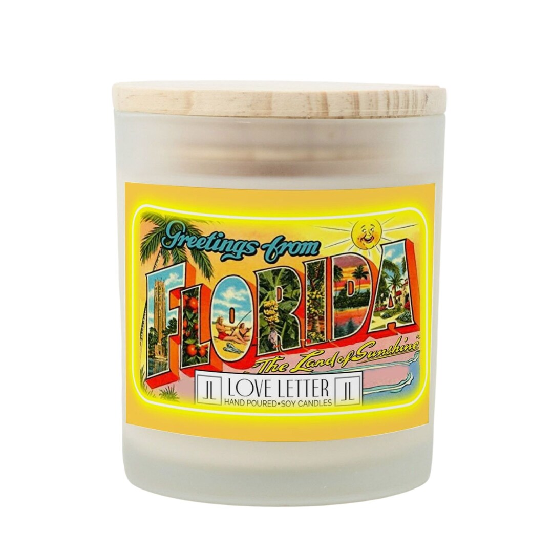 Florida Candle Florida Scented Candle Florida Gift Homesick Gift