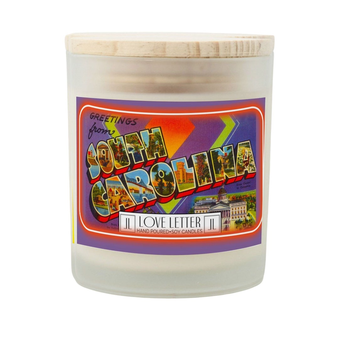South Carolina Candle South Carolina Scented Candle South Carolina Gift