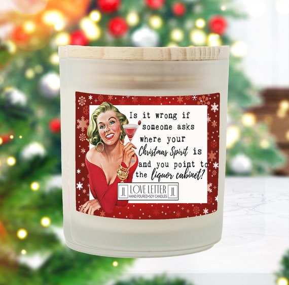 Funny Christmas Candle-retro Housewife-funny Gift Candle-retro