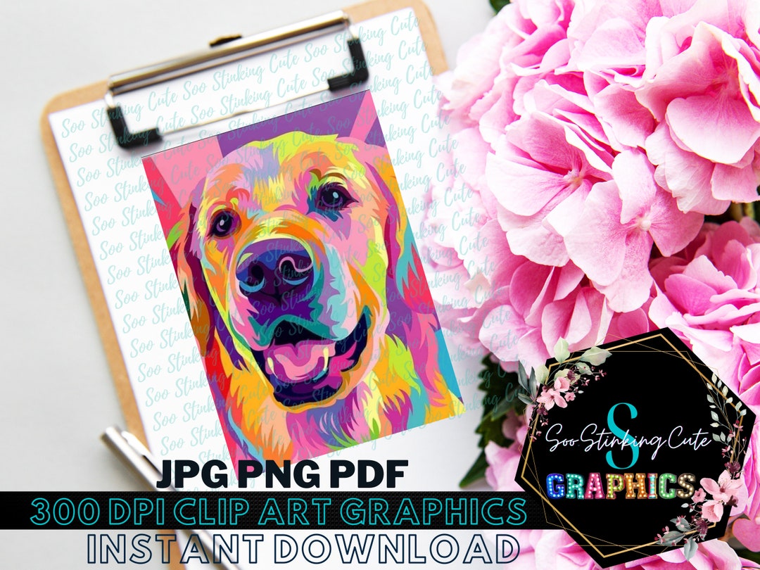 Watercolor Dog Digital Download|jpg PNG SVG Instant Download|graphic ...