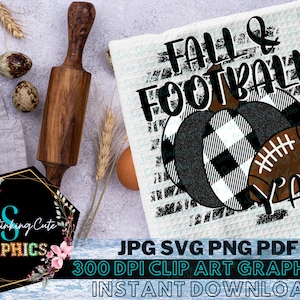 Fall & Football Yall Dish Towel digital download|JPG PNG SVG Pdf Instant download|Kitchen Towel|Tea Towel|sublimation dtf|Buffalo Glitter