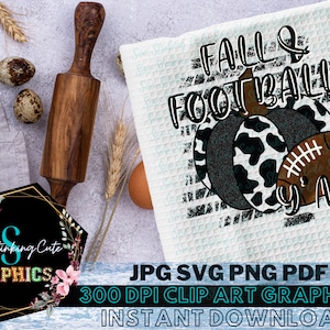 Fall & Football Yall Dish Towel digital download|JPG PNG SVG Pdf Instant download|Kitchen Towel|Tea Towel|sublimation dtf|Buffalo Glitter