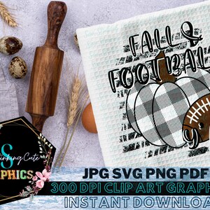 Fall & Football Yall Dish Towel digital download|JPG PNG SVG Pdf Instant download|Kitchen Towel|Tea Towel|Fall sublimation dtf|Buffalo Check