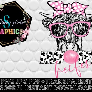 Moody Heifer Cow Tshirt Design Digital Download|JPG PNG Instant download|Cow Png Sublimation dtf|Farmhouse Moody Cow Clipart Jpg