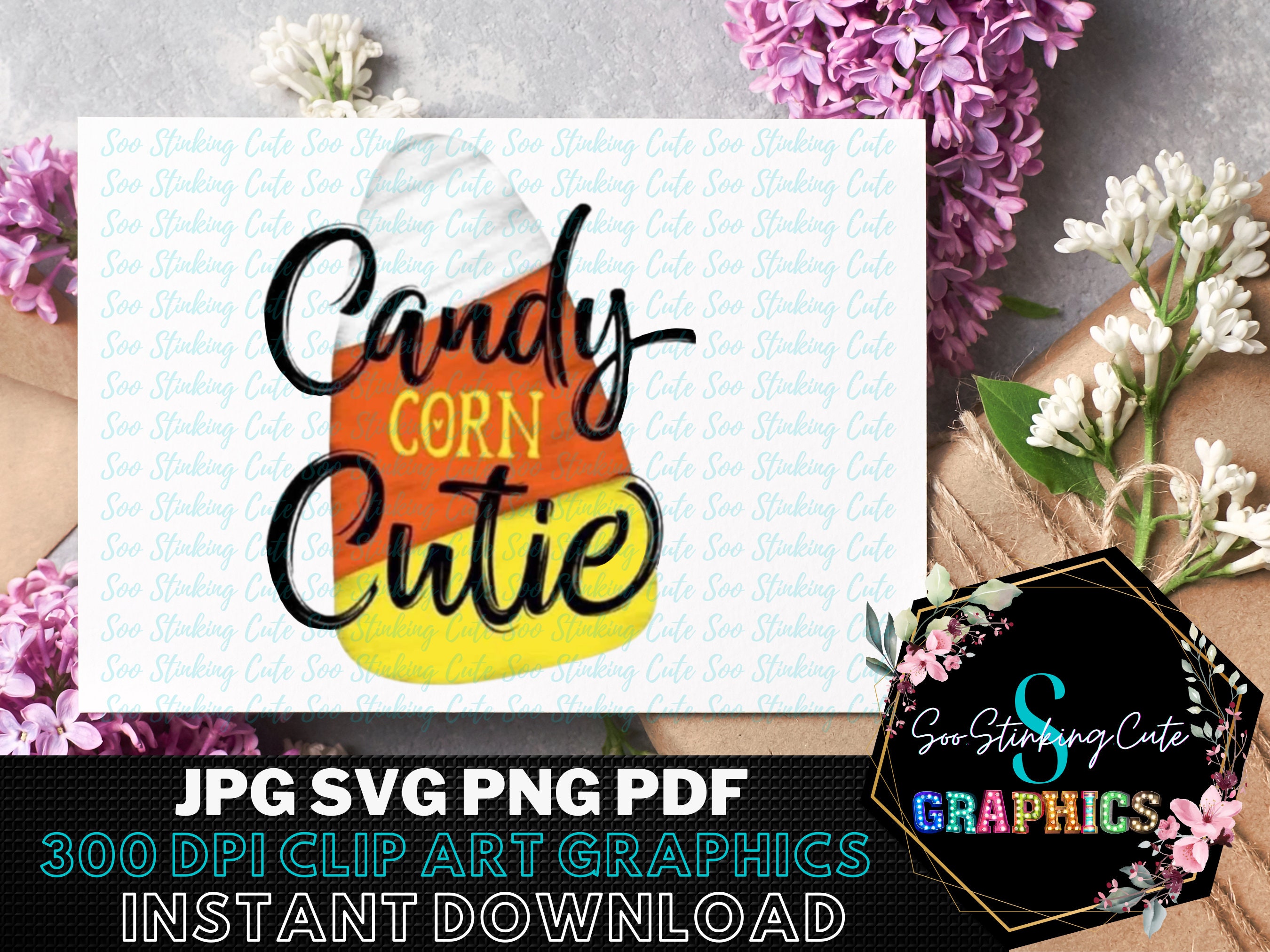 Candy Corn Cutie Digital Download Shirt Design|JPG PNG SVG Instant ...