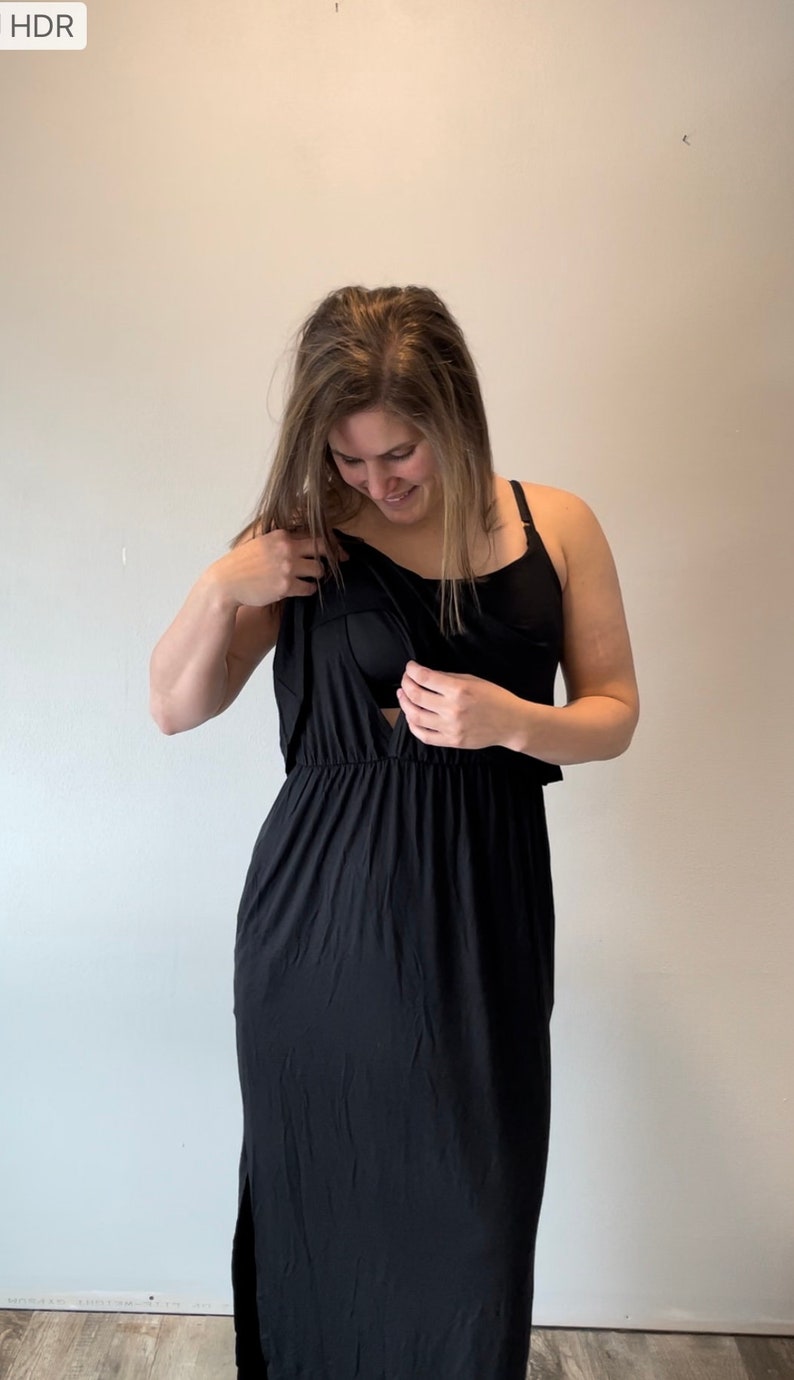 Breastfeeding Dress Nursing Dress Breastfeeding Friendly Etsy