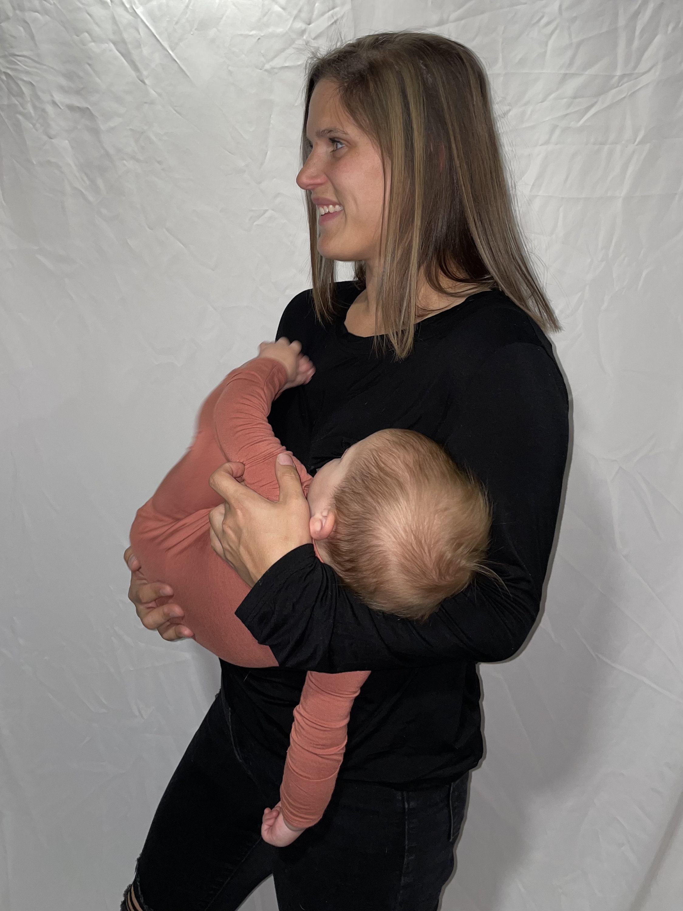 Lady Breastfeeding Tee main image 0