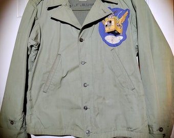 Original WW2 66th Troop Carrier Squadron Jacket with patch