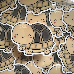 Stickers tortue mignon autocollant vinyle stic ker cadeau pour elle cadeaux mignons autocollant