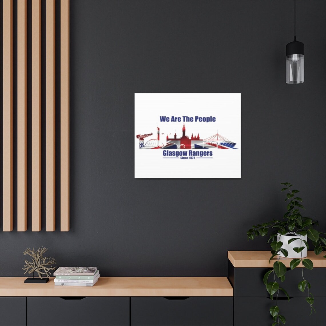 Glasgow Rangers Football Fan Art Rangers Wall Art We Are the Etsy UK