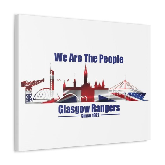 Glasgow Rangers Football Fan Art Rangers Wall Art We Are the Etsy UK