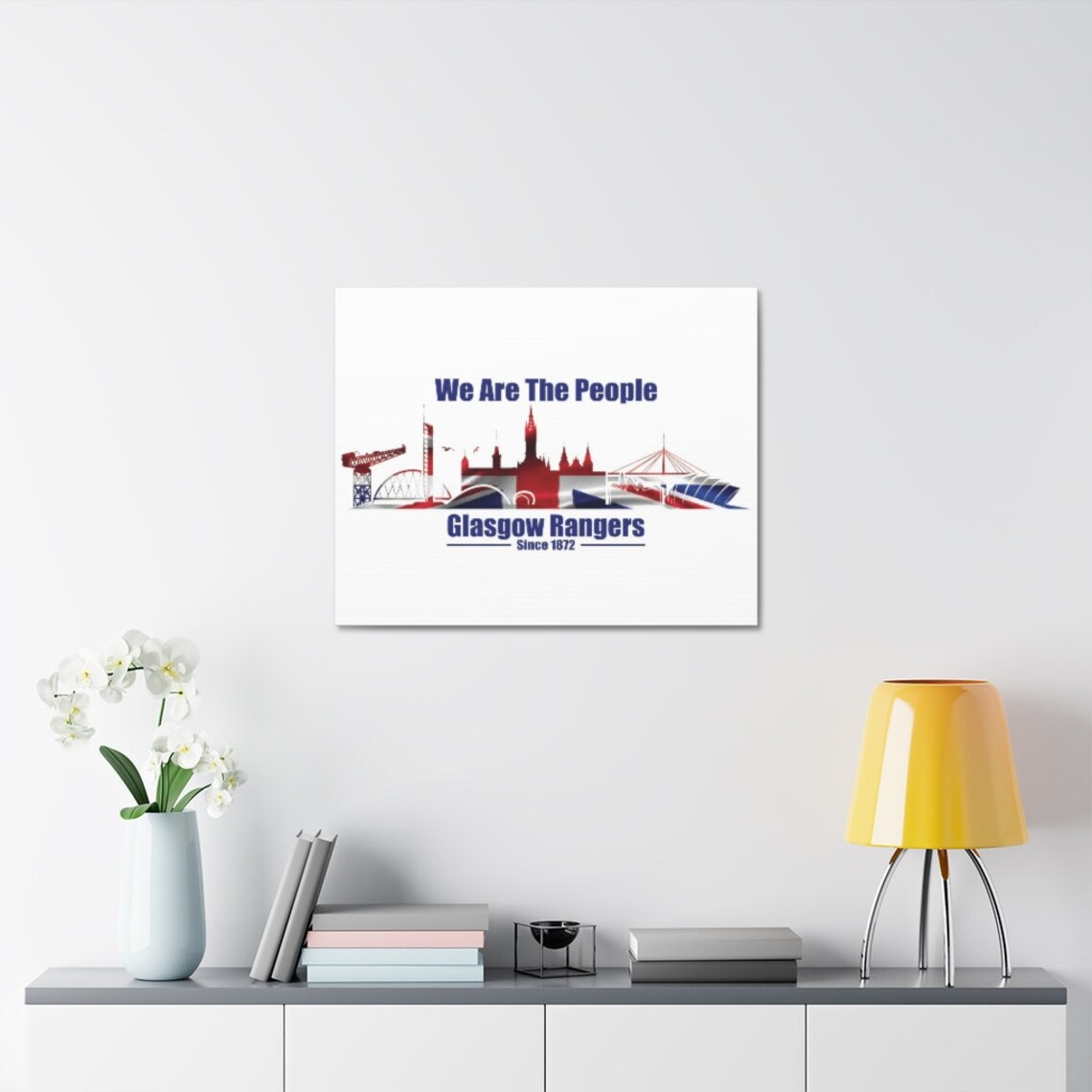 Glasgow Rangers Football Fan Art Rangers Wall Art We Are the Etsy UK