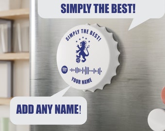 Rangers Gift Birthday Gift Personalised Gift for Him Present for Her Football Fan Spotify Magnetic Bottle Opener Every Saturday We Follow