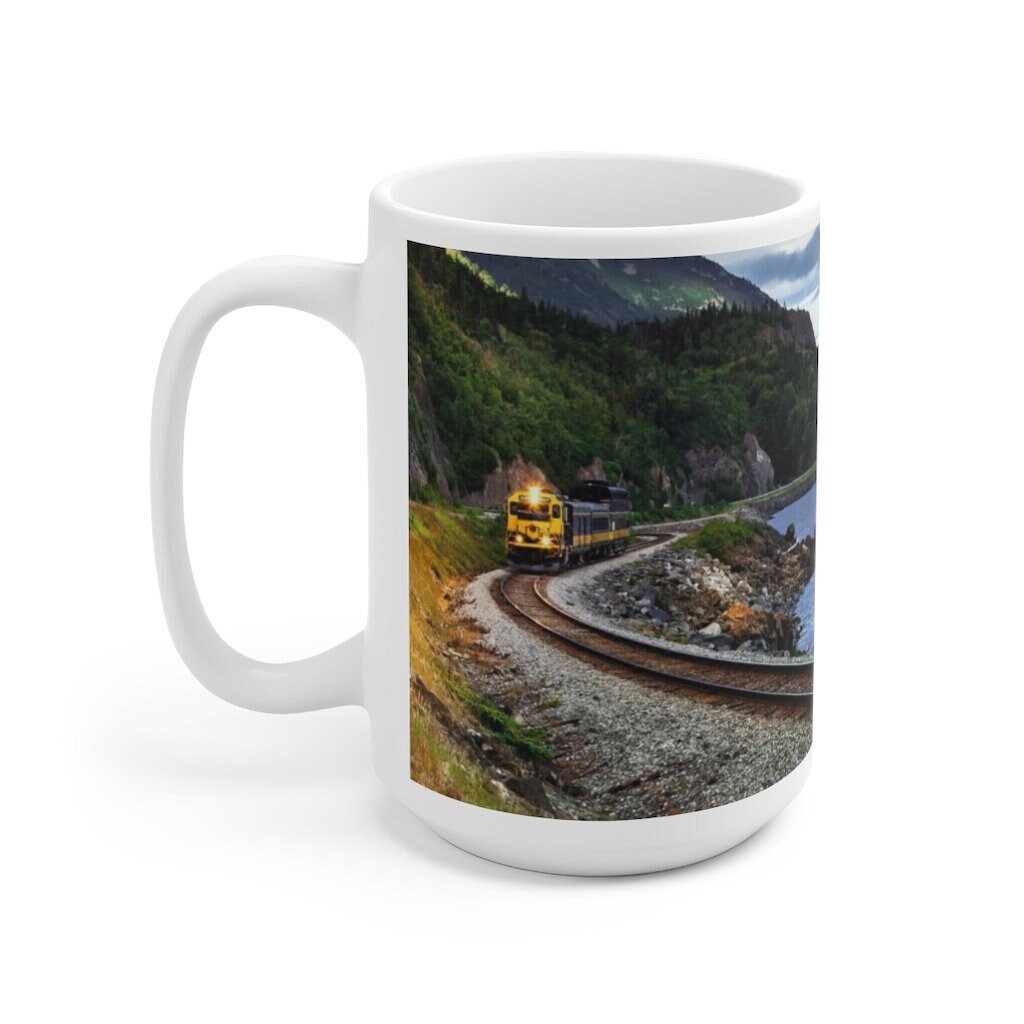 Train Coffee Mug | Coffee Mug | Alaska Coffee Mug | Alaska Mug | Alaskan Mug  | Mug | Train Mug | Railroad Mug | Alaska - Etsy
