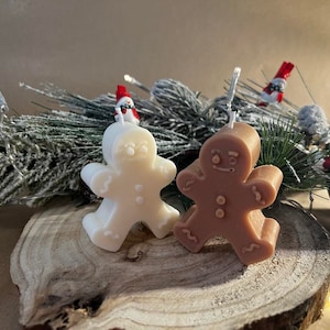 Gingerbread Candle I 3-pack | Aesthetic | I en I Gift I Christmas Gift I Christmas Decoration I Minimalist