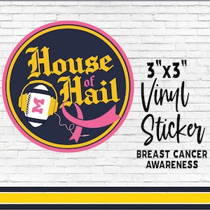 Vinyl Breast Cancer Sticker weatherproof