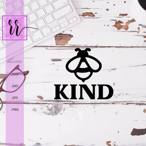 Bee Kind SVG / Retro Bee / Retro Pink Shirt Day / Mental Health SVG / Be Kind / Stop Bullying / Trendy / Retro / Cut File / Commercial Use