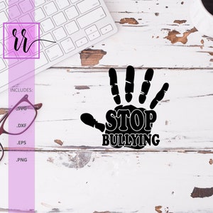 Stop Bullying SVG / Día de la Camisa Rosa SVG / Salud Mental / Elige la bondad SVG / La bondad importa / Sé amable / Cortar archivo / Uso comercial