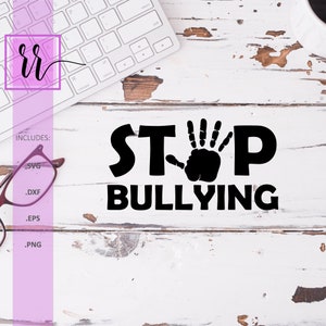 Stop Bullying SVG / Día de la Camisa Rosa SVG / Salud Mental / Elige la bondad SVG / La bondad importa / Sé amable / Cortar archivo / Uso comercial
