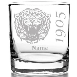 Galatasaray whiskey glass with engraving, personalized with name gift for men whiskey glass