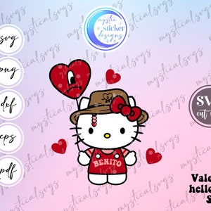 Hello Kitty Valetine Bundle Svg, Hello Kitty Valentine Svg, - Inspire Uplift