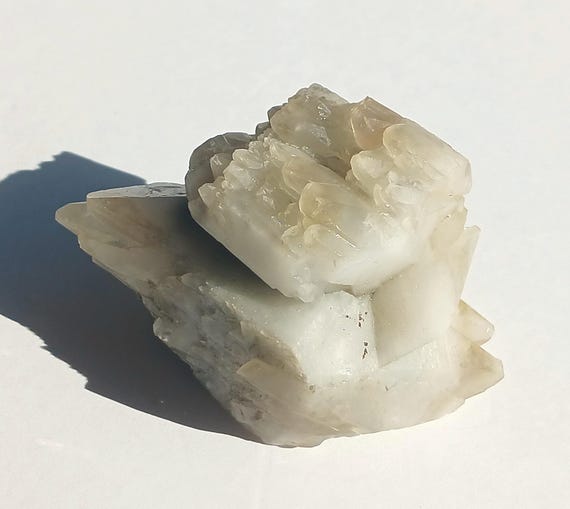 Minerva Mine #1 Double Terminated Calcite Cluster, 210g. Excellent