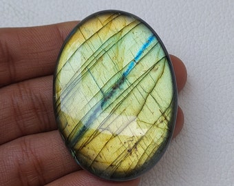 Multi Yellow! Labradorite Cabochon, Multi Golden Flashy Oval Shape Loose Labradorite Gemstone Cabochon, Best For Wire Wrap Jewelry.