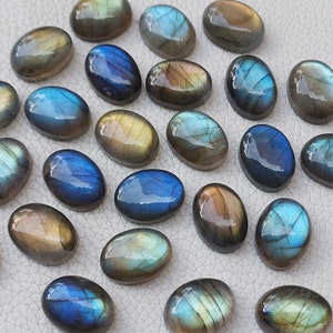 Ovals Labradorite Ovals, Multi Flashy Oval Shape Labradorite Cabochons, Labradorite Gemstone Ovals Best for your Jewelry Making. image 8