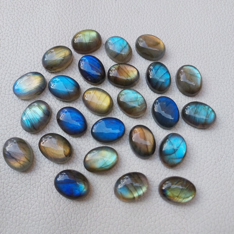 Ovals Labradorite Ovals, Multi Flashy Oval Shape Labradorite Cabochons, Labradorite Gemstone Ovals Best for your Jewelry Making. image 3