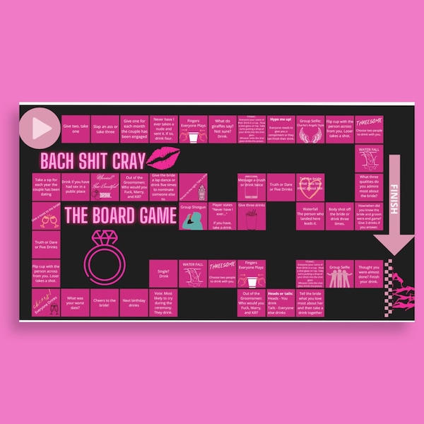 Dirty Board Game Board Etsy