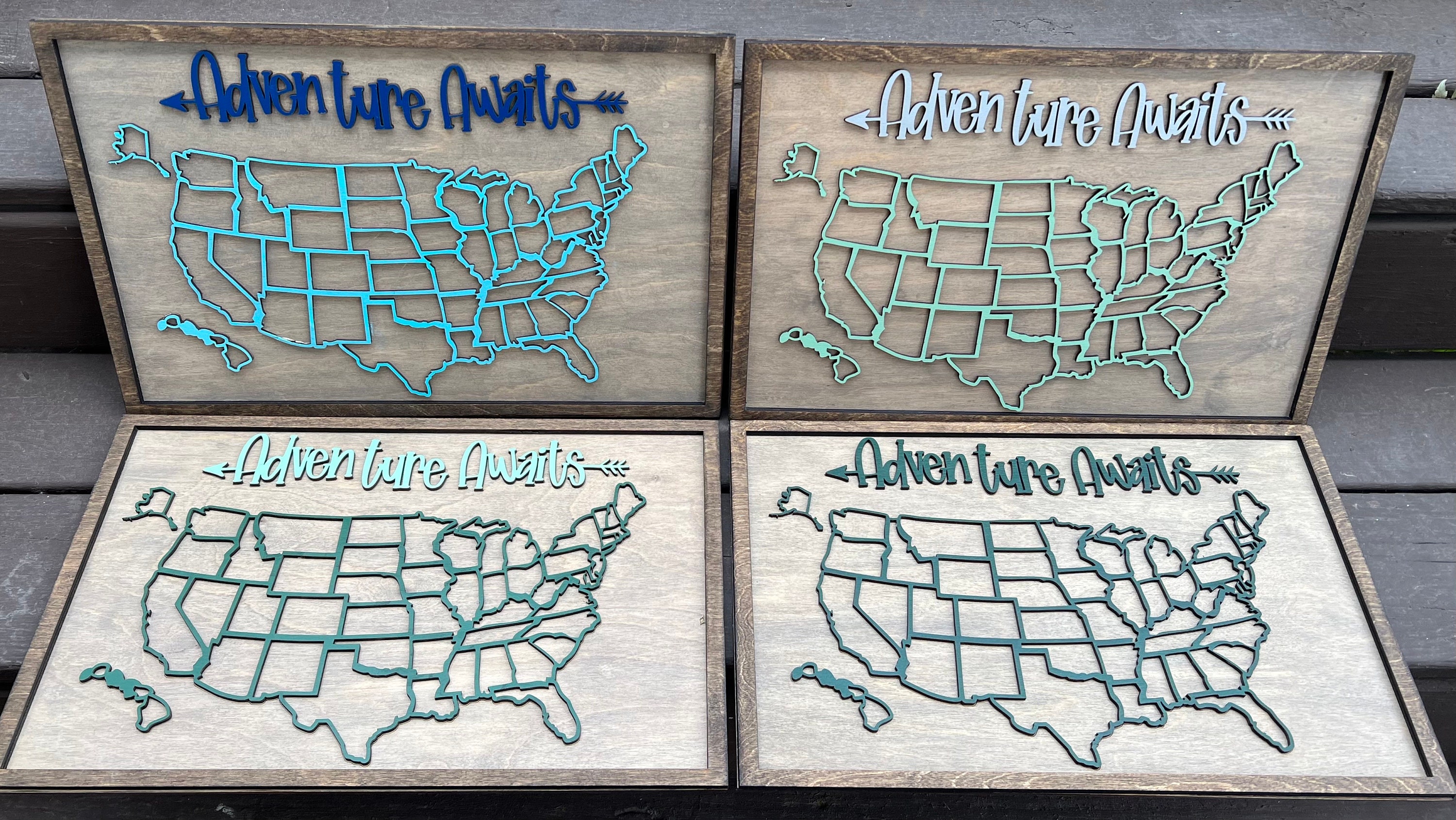 Travel map,camping map,US travel map,50 states map, add a state once you visit, family road trip tracker, adventure map, gift for traveler