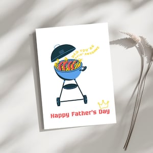 Vatertagskarte, druckbare Dad Karte, digitales Vatertagsgeschenk, A6 Kartenvorlage, Sofort Download, hochauflösender Druck, PNG